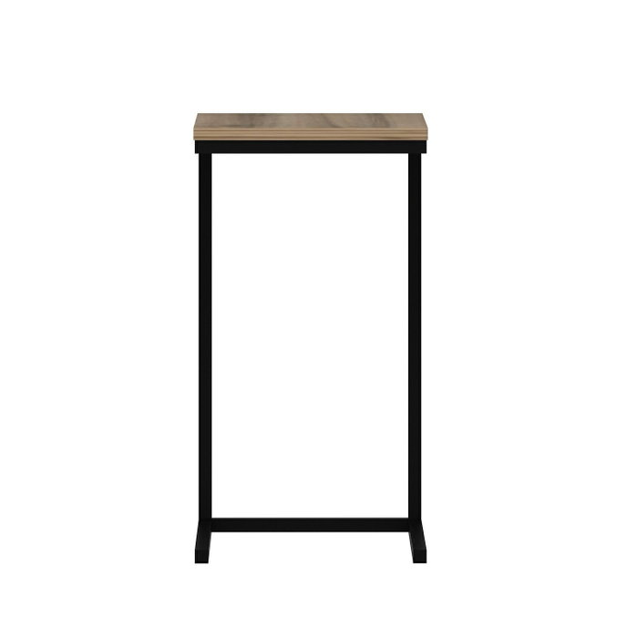 Hanah Home Mesa Auxiliar Nogal 35x65x40 cm Tablero de Partículas Recubierto de Melamina